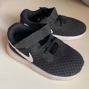 Nike black velcro sneakers size 8c